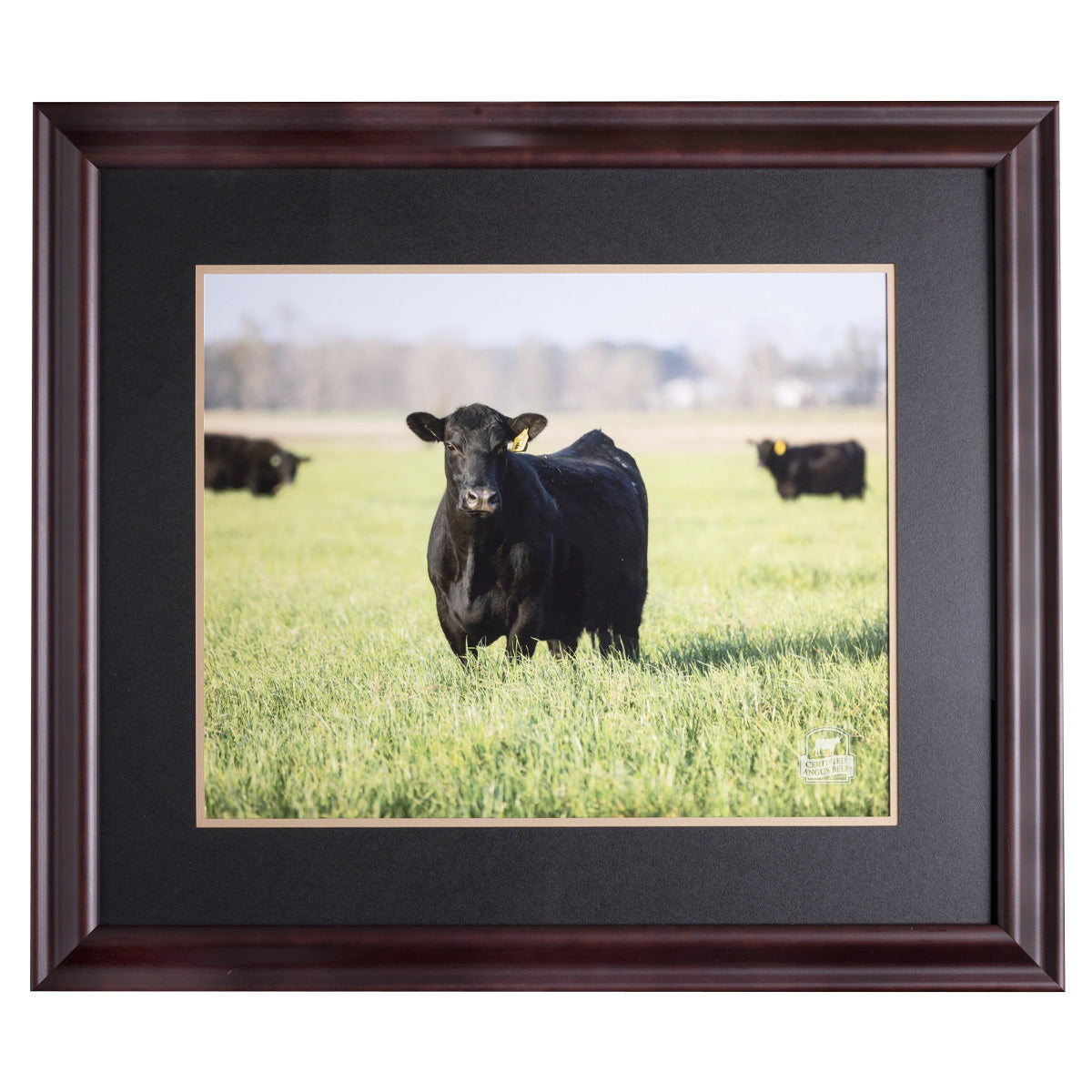 Green Acres Cherry Wood Framed Print