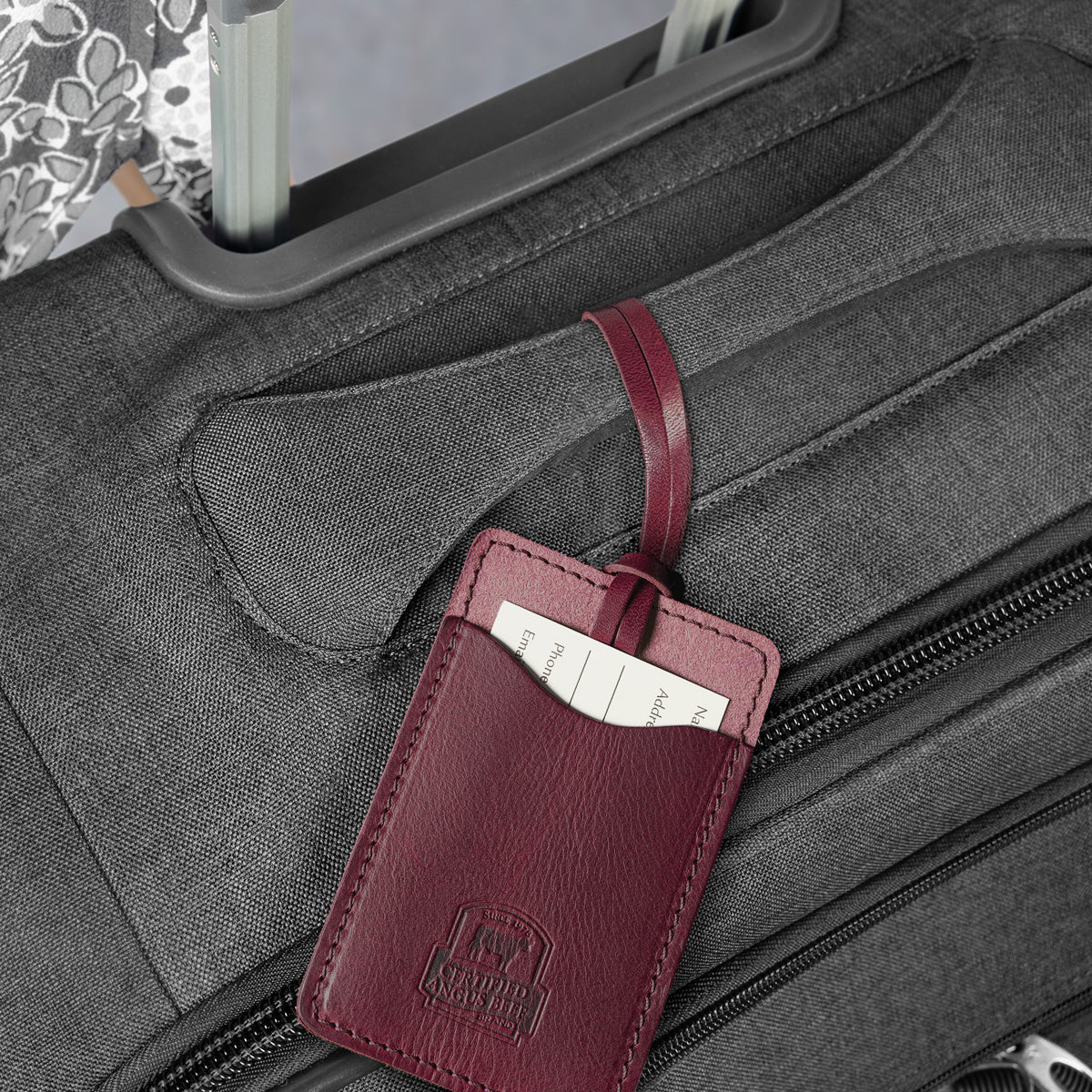 Leather Luggage Tag