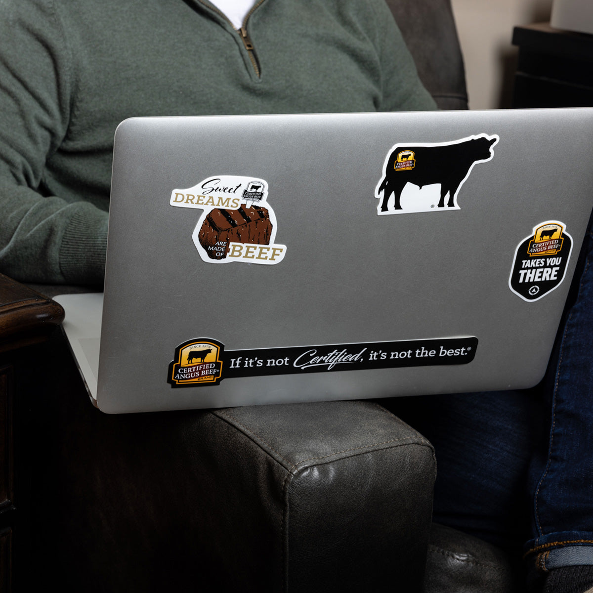 Angus Steer Sticker