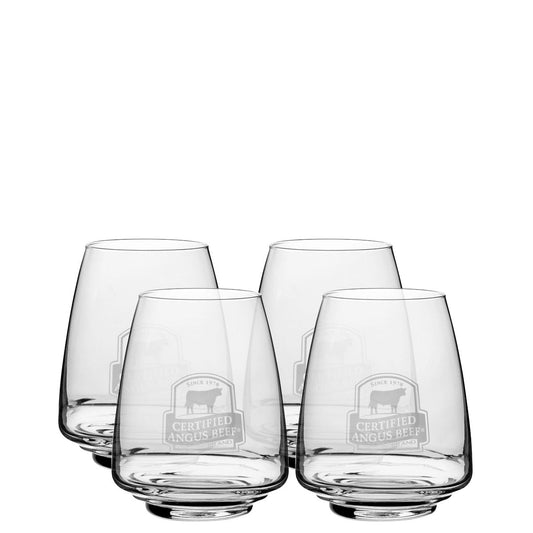 Stemless Crystal Wine Glasses