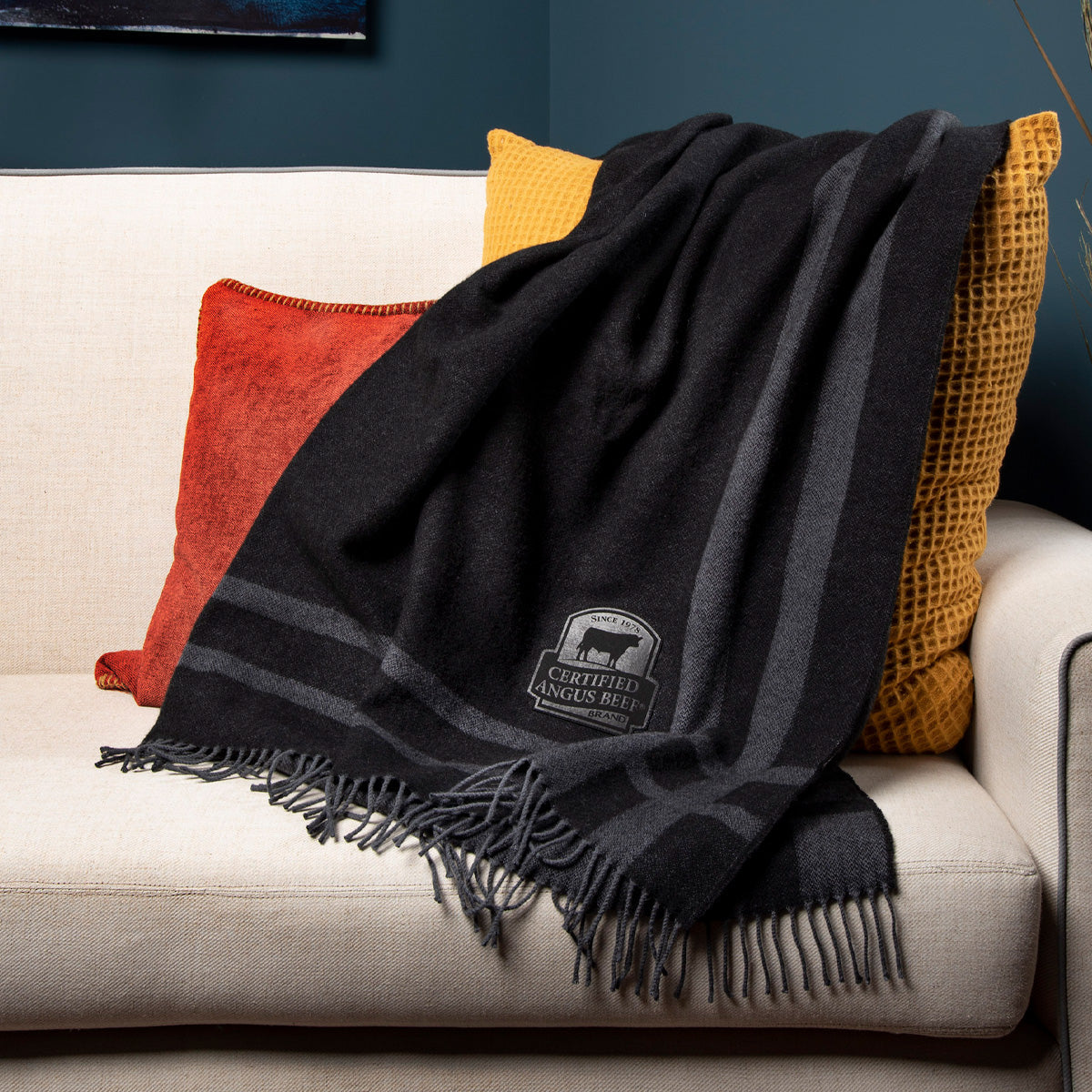 Luxurious Wool-Blend Throw