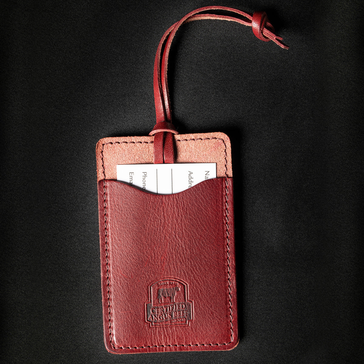 Leather Luggage Tag